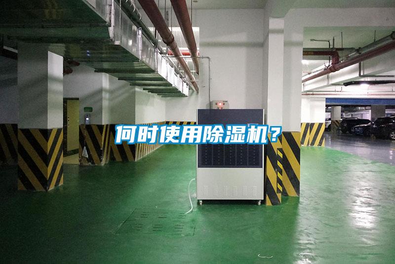 何時使用除濕機？