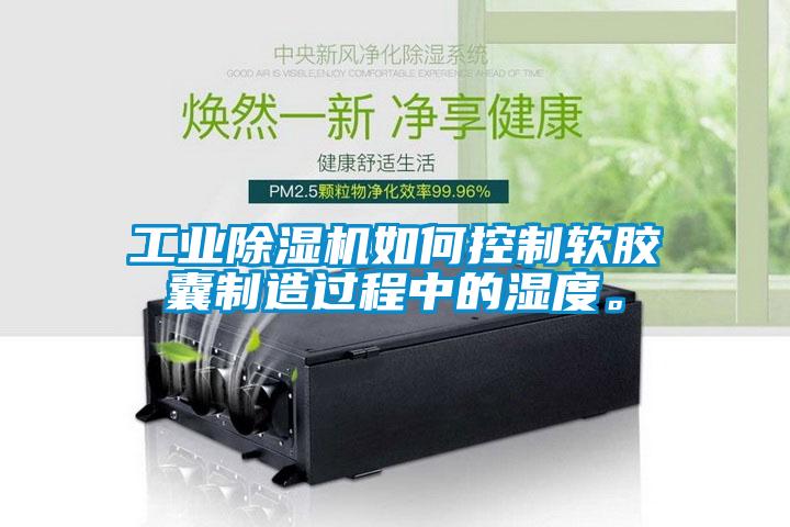 工業除濕機如何控制軟膠囊制造過程中的濕度。