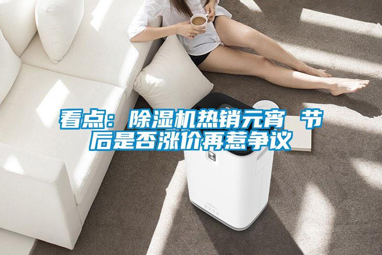 看點：除濕機熱銷元宵 節后是否漲價再惹爭議