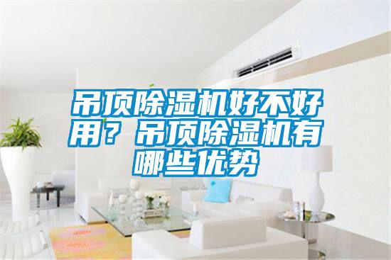 吊頂除濕機好不好用？吊頂除濕機有哪些優勢