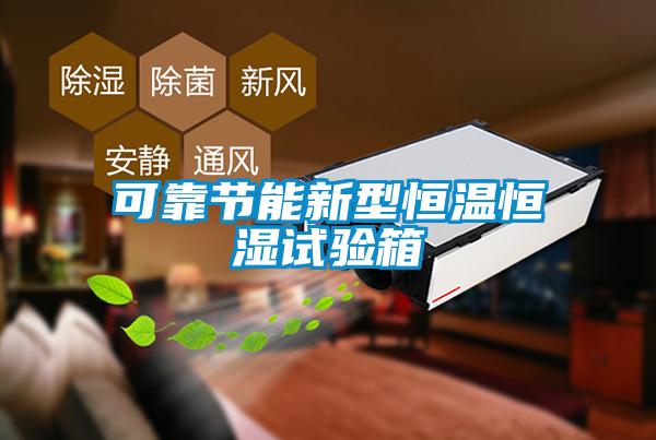 可靠節能新型恒溫恒濕試驗箱