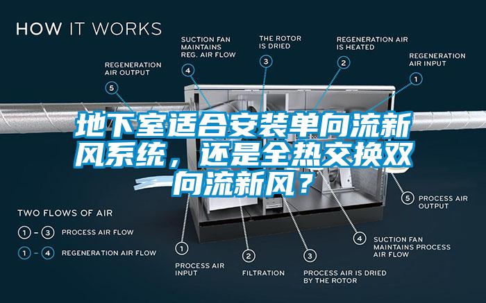 地下室適合安裝單向流新風系統(tǒng)，還是全熱交換雙向流新風？