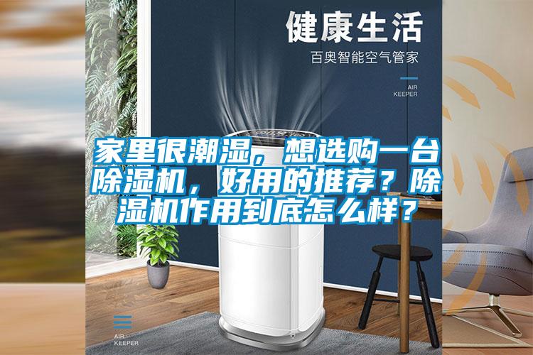 家里很潮濕，想選購一臺除濕機，好用的推薦？除濕機作用到底怎么樣？