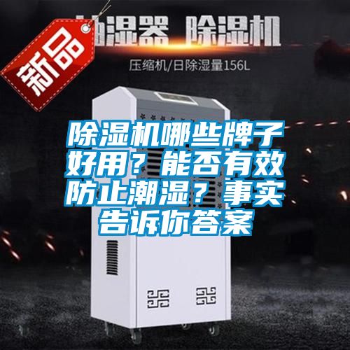 除濕機哪些牌子好用？能否有效防止潮濕？事實告訴你答案