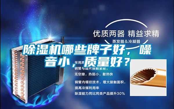 除濕機哪些牌子好，噪音小，質量好？