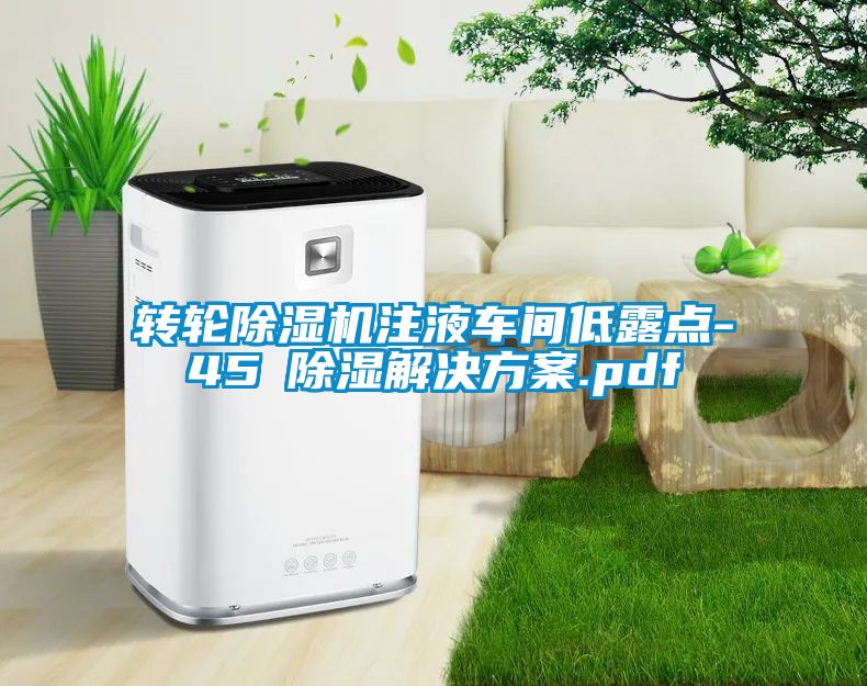 轉輪除濕機注液車間低露點-45℃除濕解決方案.pdf