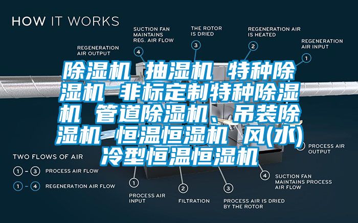 除濕機 抽濕機 特種除濕機 非標(biāo)定制特種除濕機 管道除濕機、吊裝除濕機 恒溫恒濕機 風(fēng)(水)冷型恒溫恒濕機