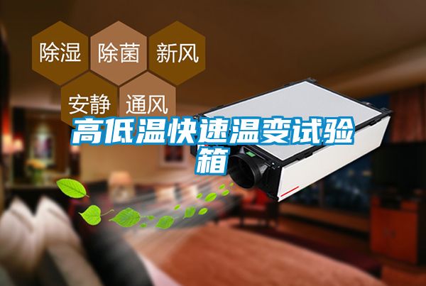 高低溫快速溫變試驗(yàn)箱
